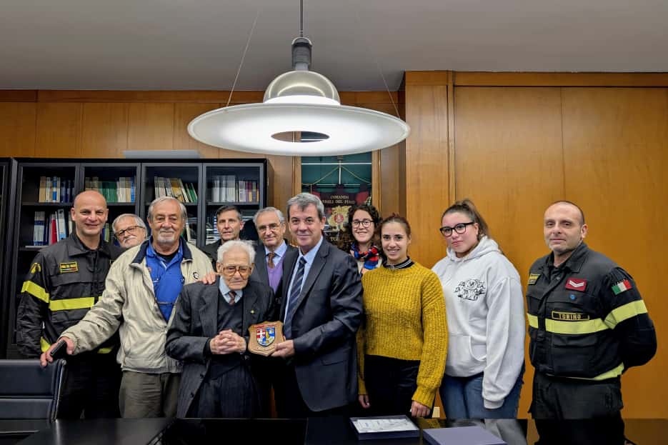 Festeggiamenti del collega centenario Riccardo Buono