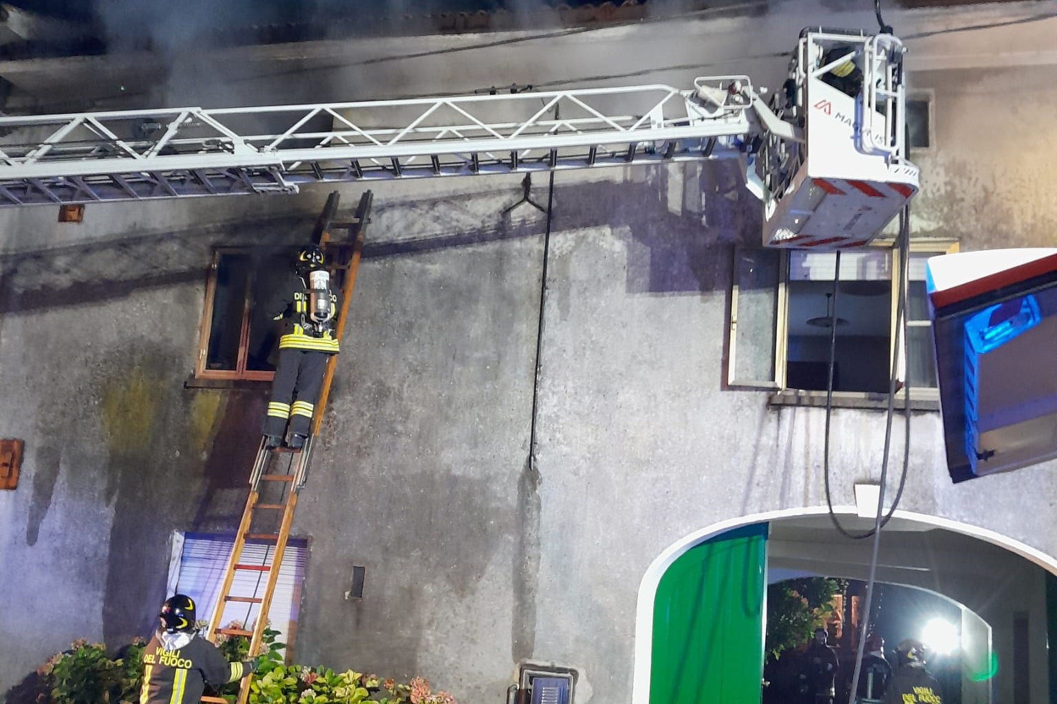 Incendio abitazione Incendio abitazione