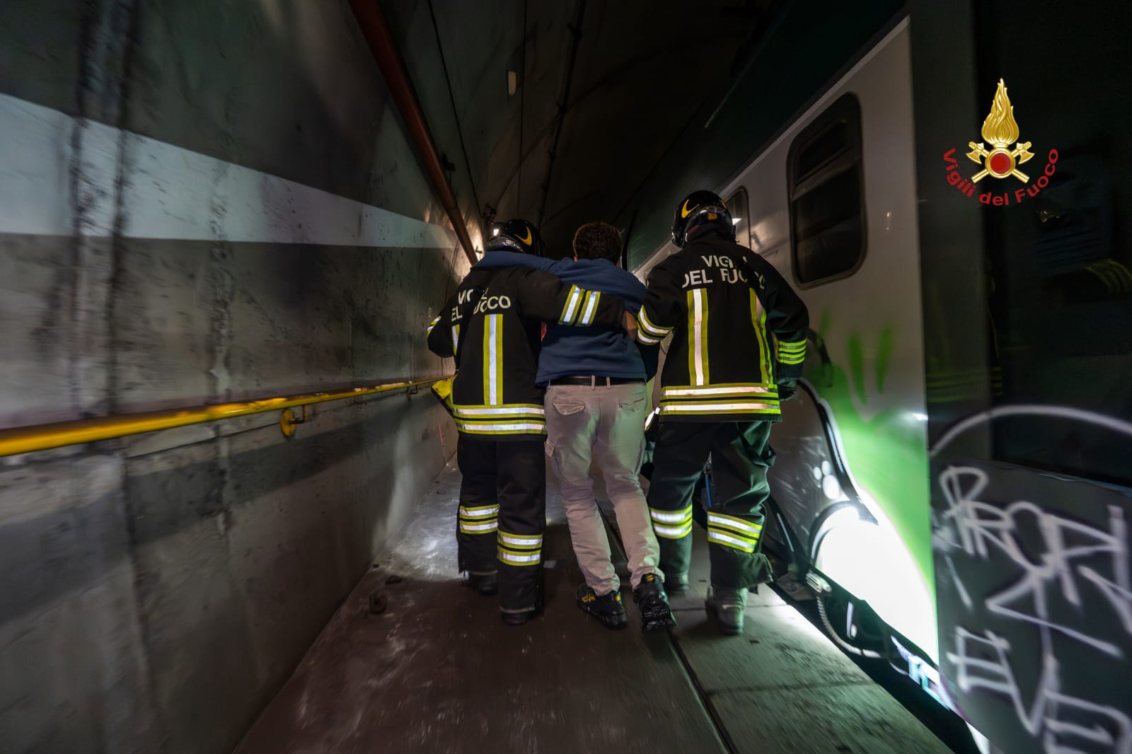 Esercitazione dei Vigili del Fuoco di Milano