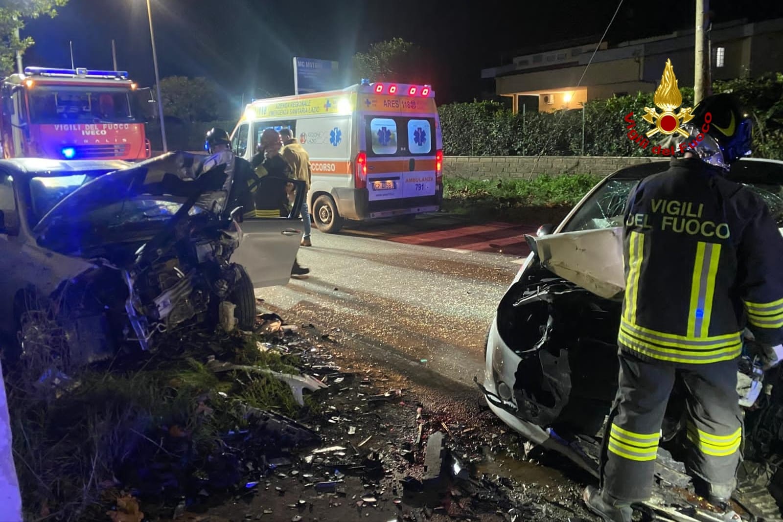 Nettuno incidente stradale