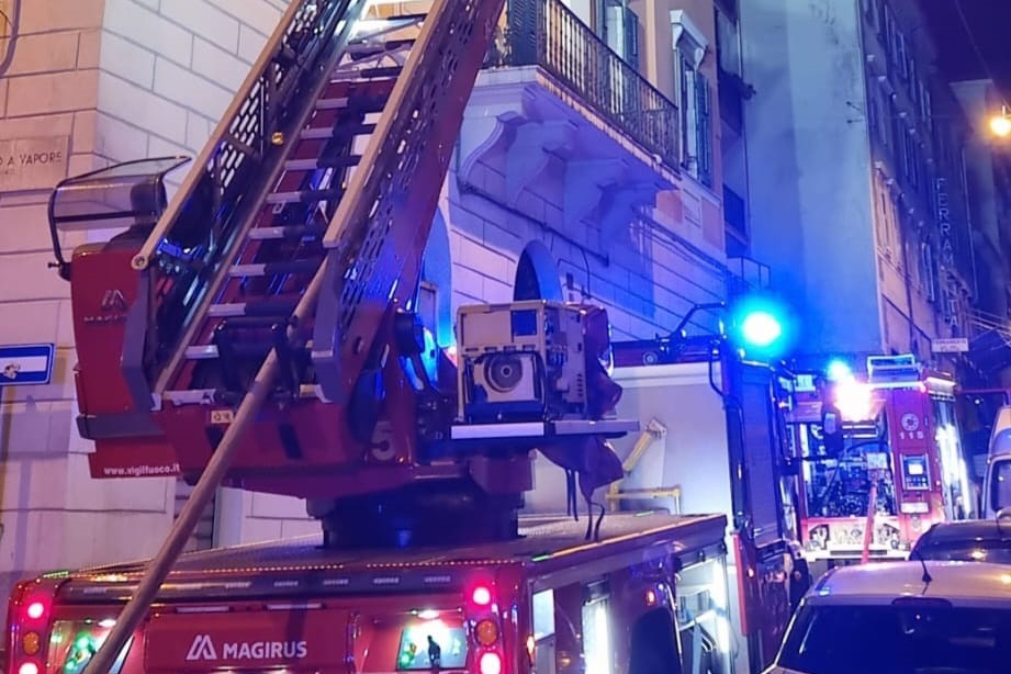 Incendio appartamento