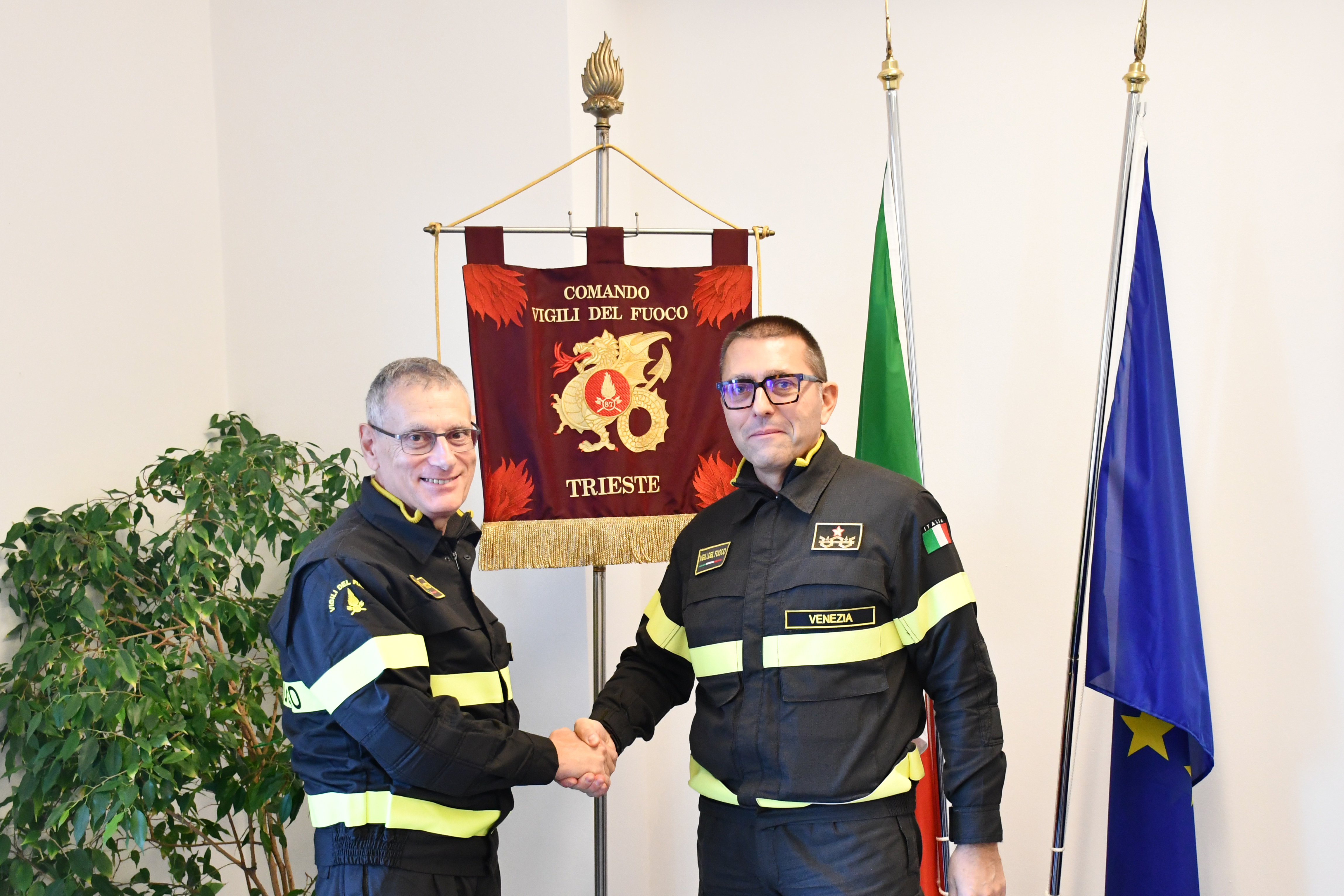 Cambio al vertice al comando VV.F. di Trieste