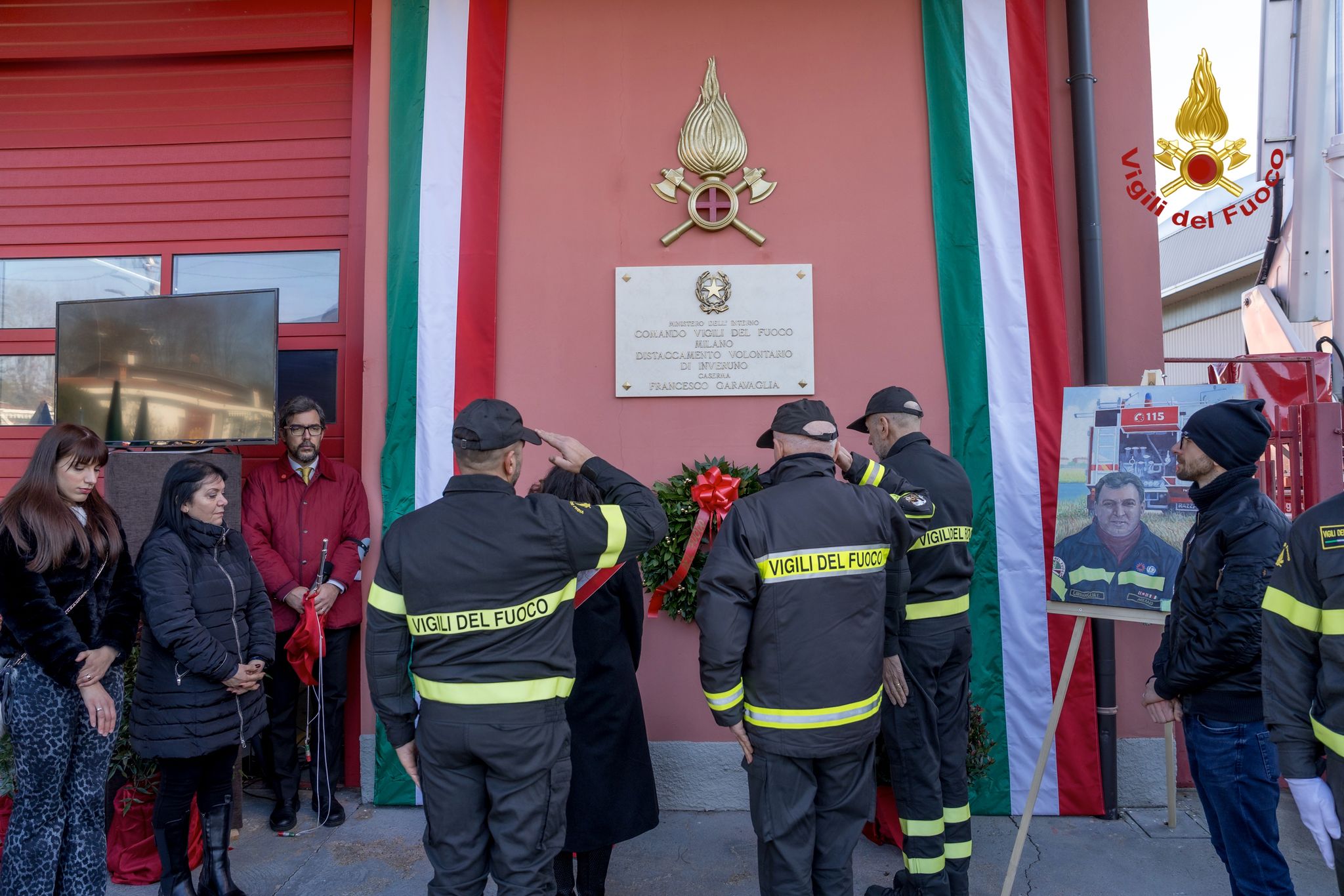 Autorità e Familiari rendono onore alla memoria di Francesco Garavaglia