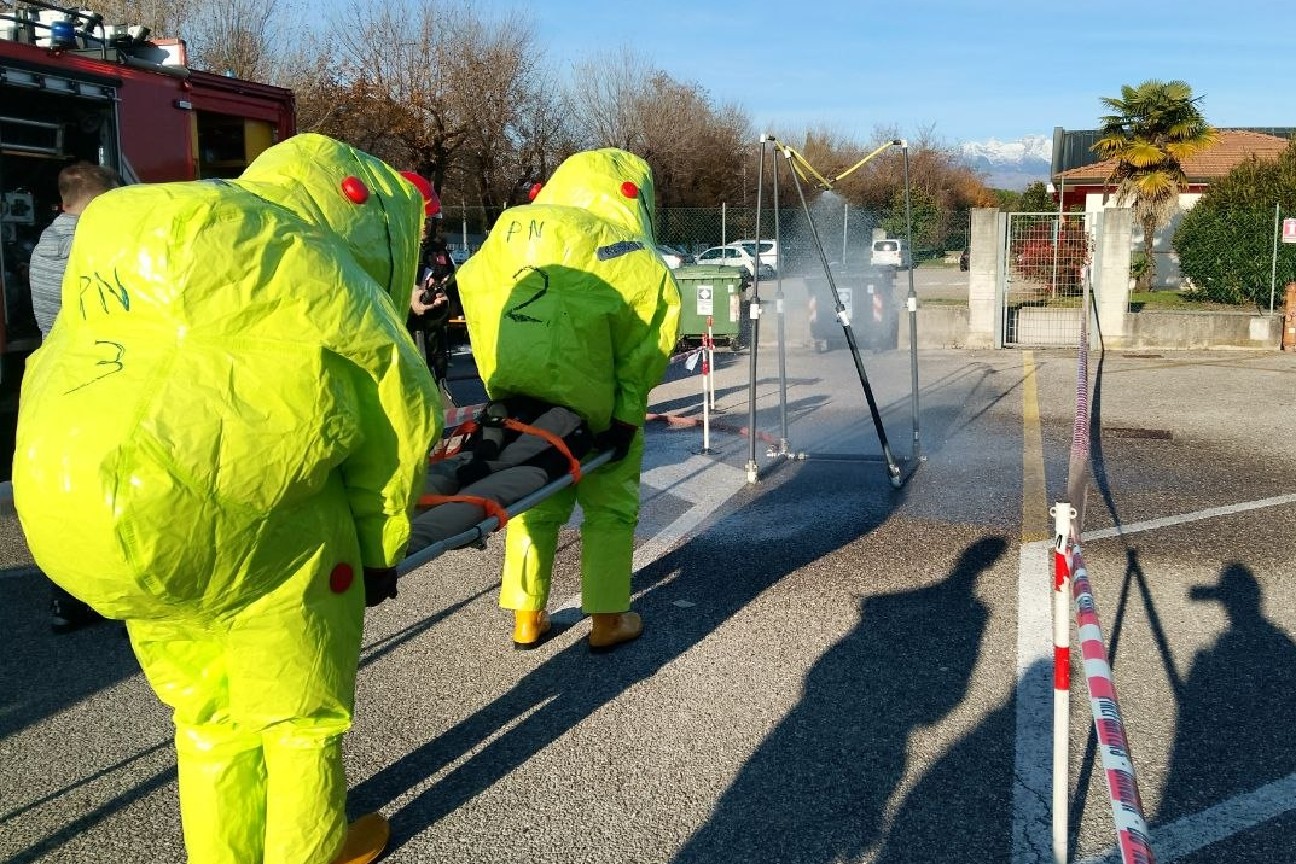 Pordenone addestramento NBCR