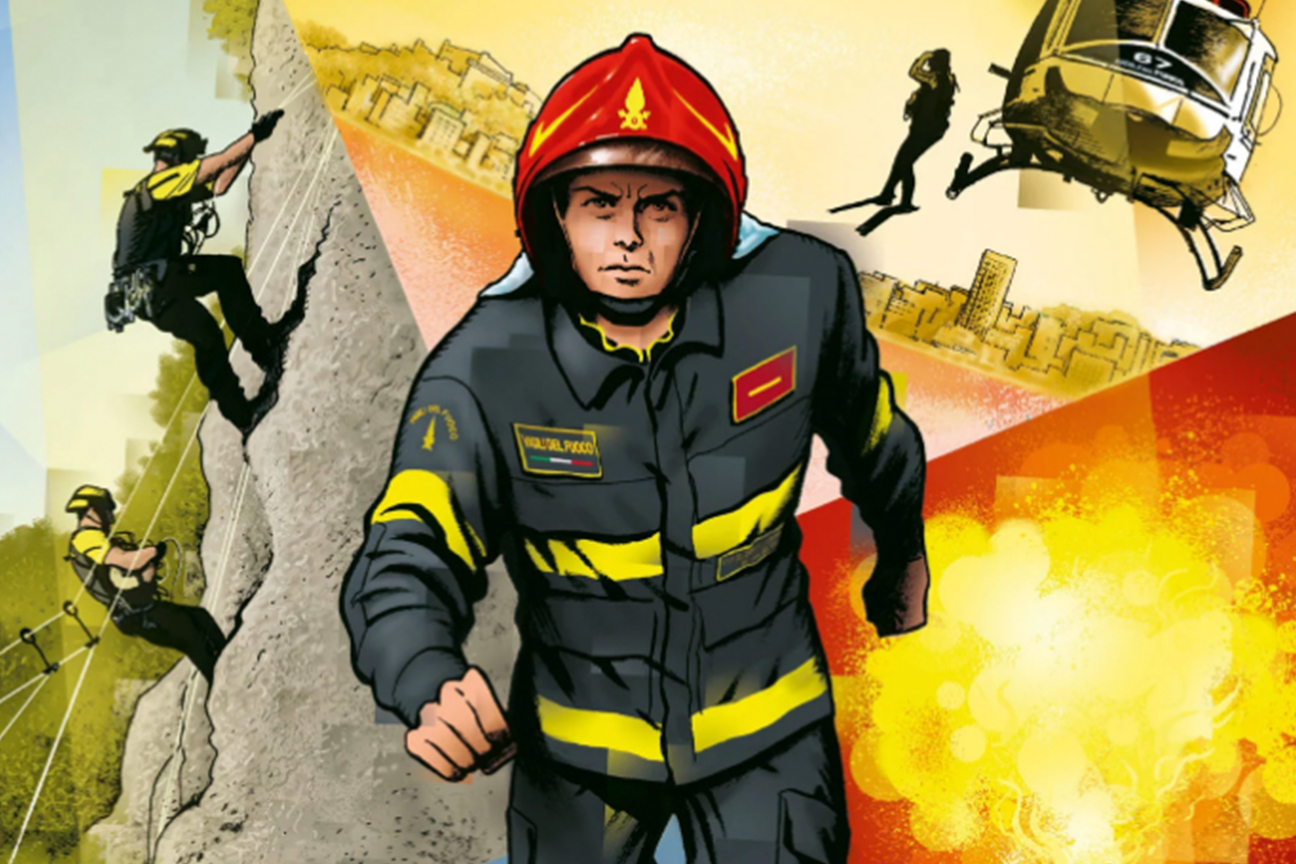 dettaglio della copertina del calendario