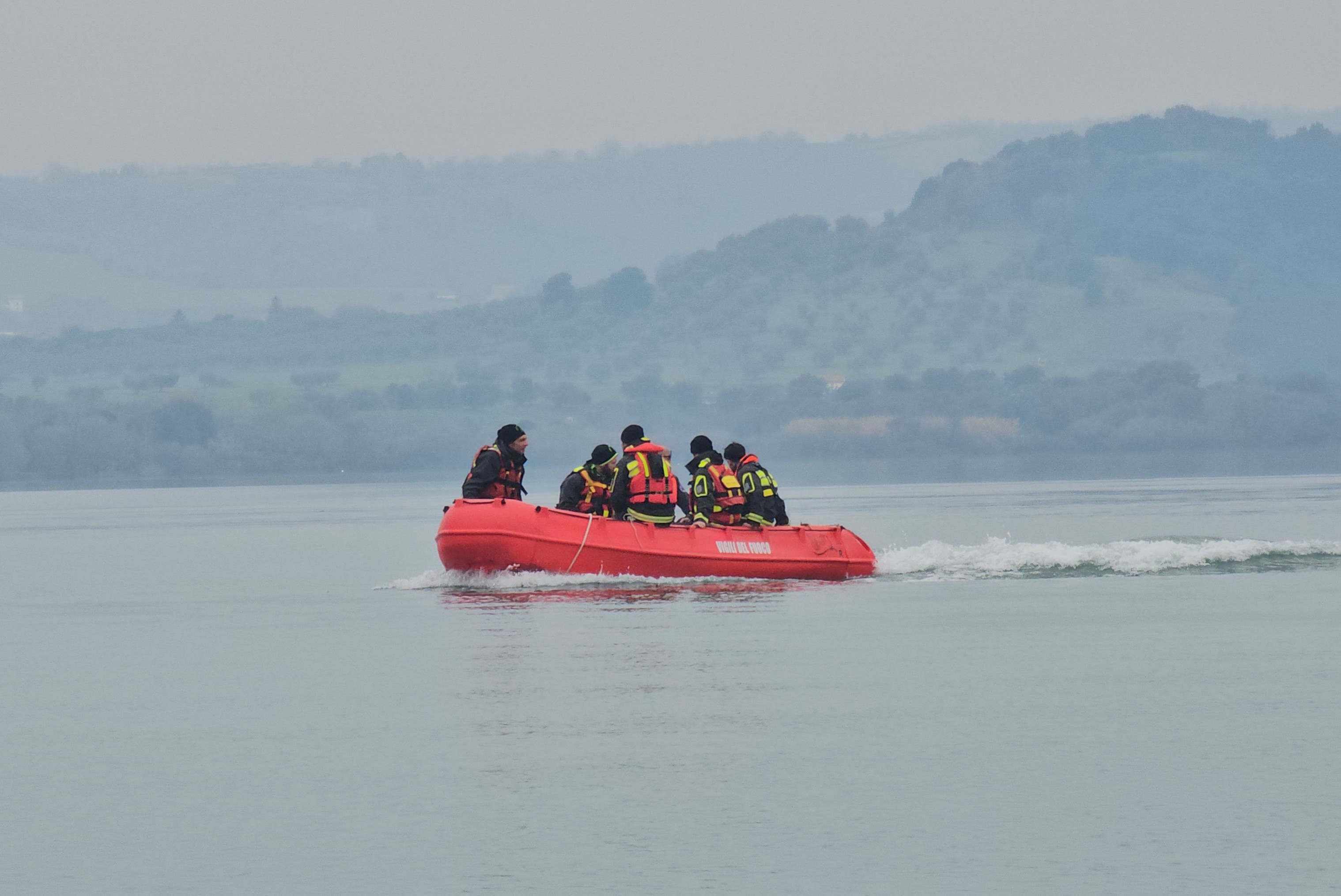 Imbarcazione Wahly in movimento.