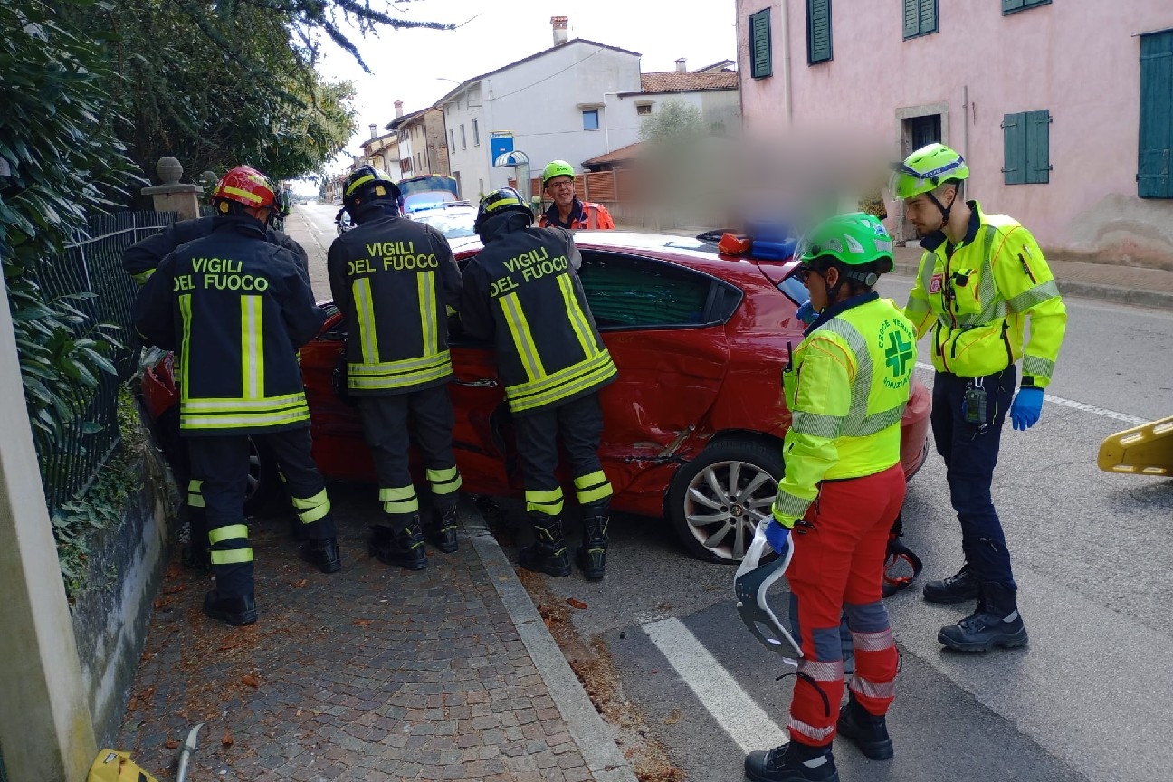 Incidente stradale a Mariano del Friuli