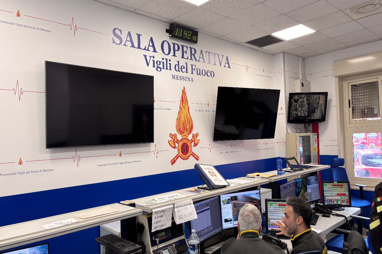 Sala operativa Messina