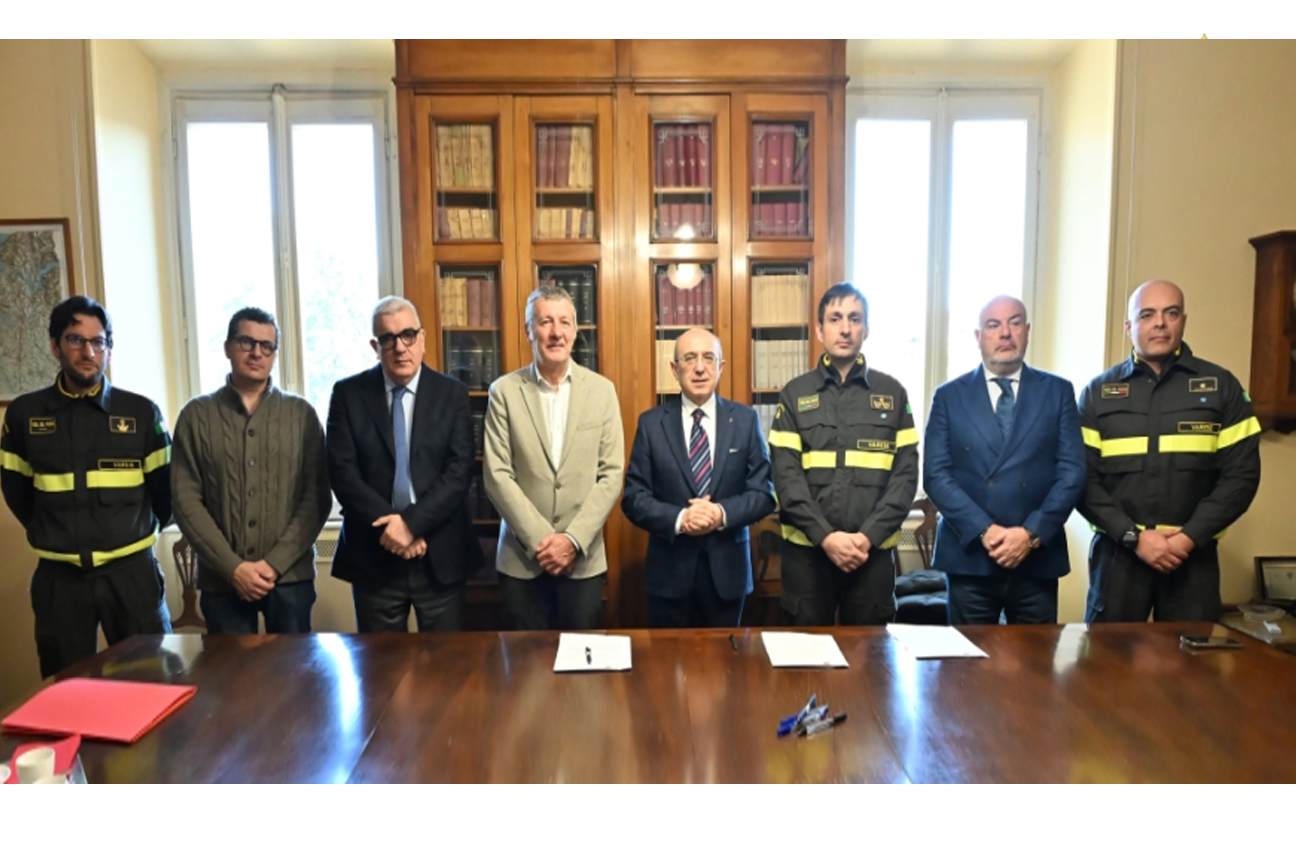 Firmato in prefettura un protocollo d'intesa tra Vigili del fuoco e Ufficio scolastico territoriale