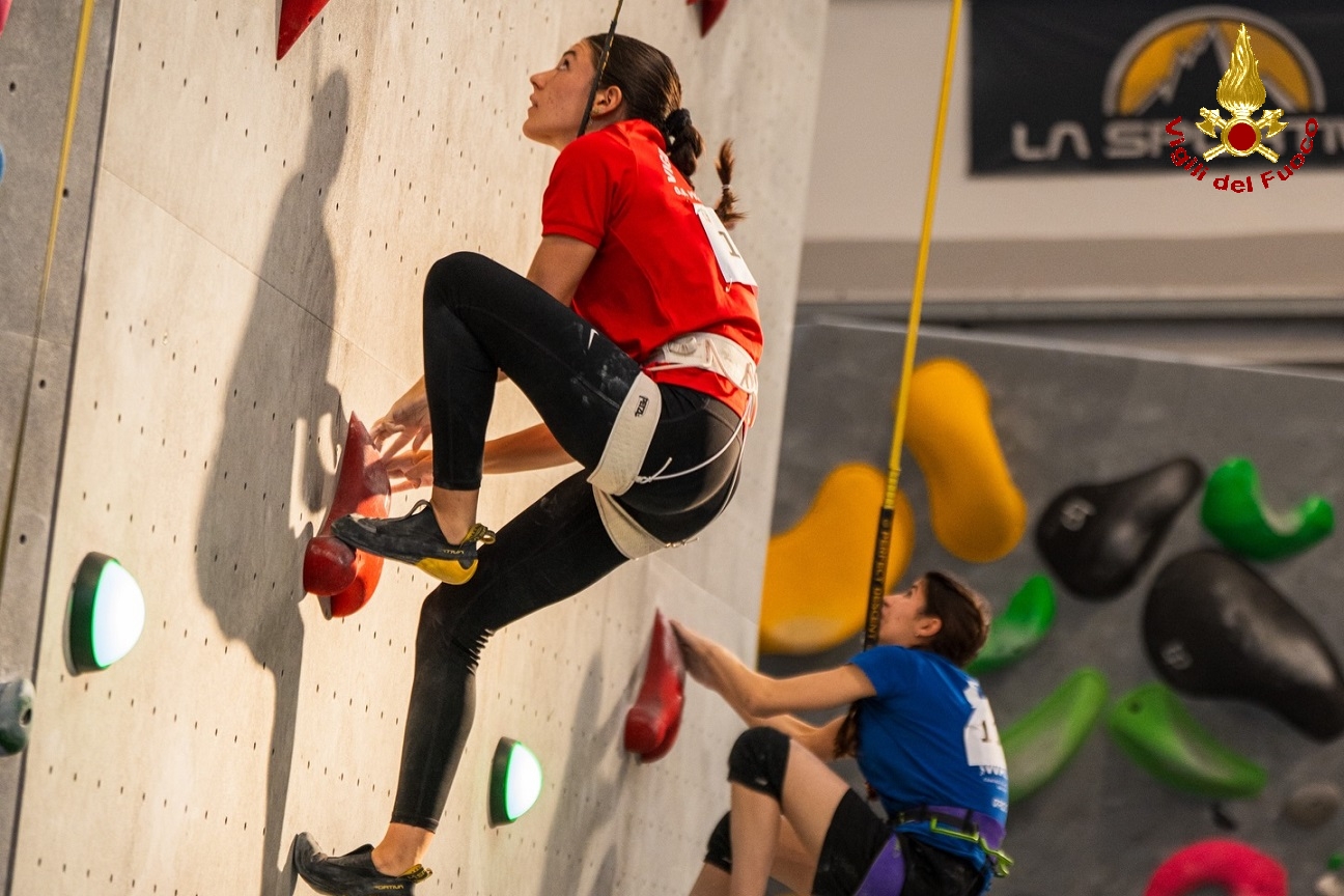 Agnese Fiorio in gara