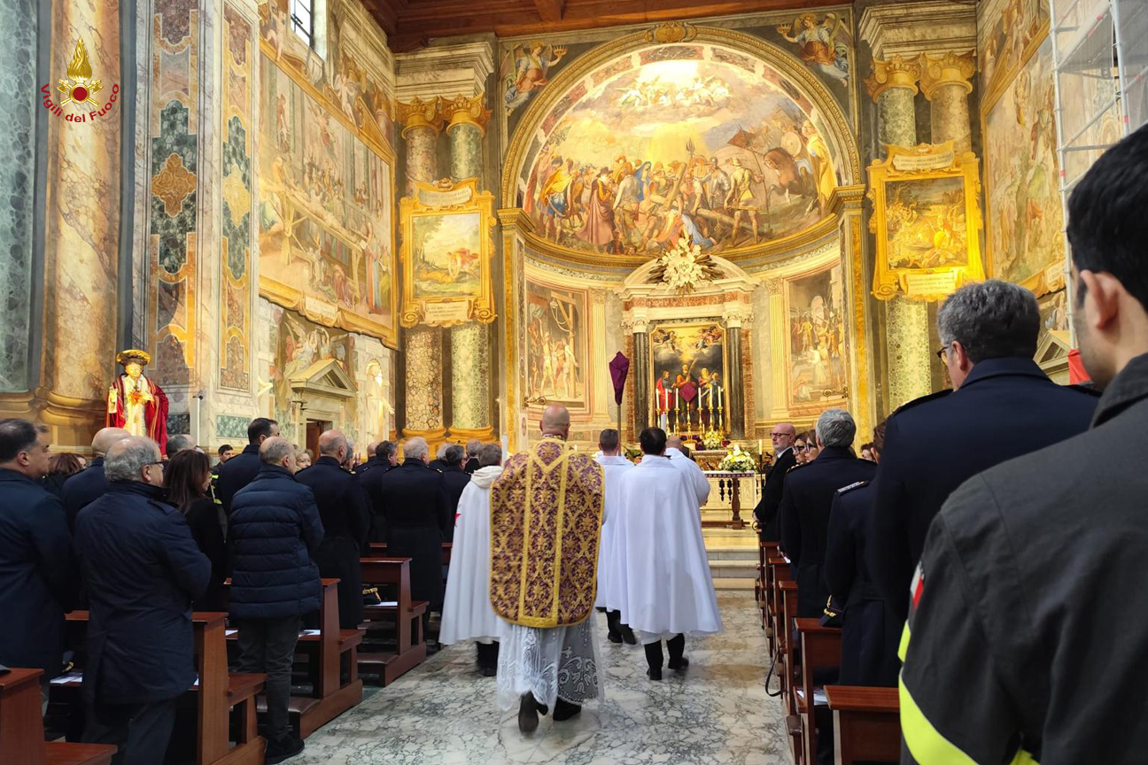 Un momento della celebrazione