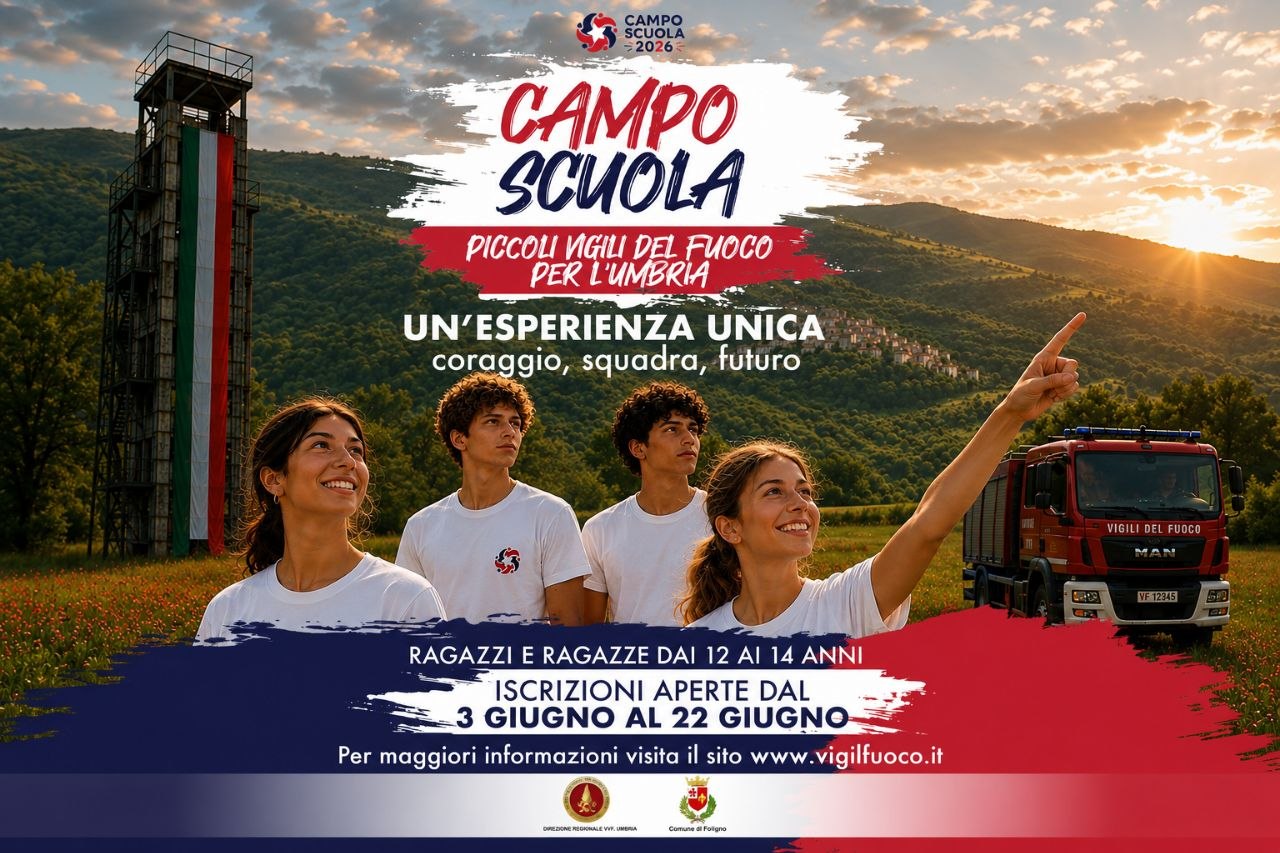 Progetto Campo Scuola “Piccoli vigili del fuoco per l’Umbria”