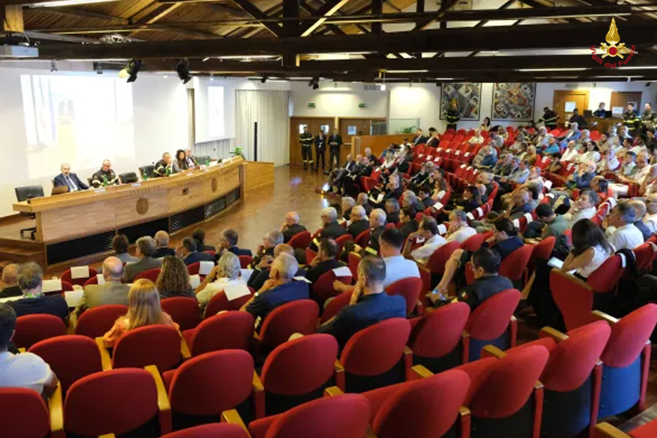 Un momento del convegno all'ISA sugli interventi alla Torre dei Conti a Roma