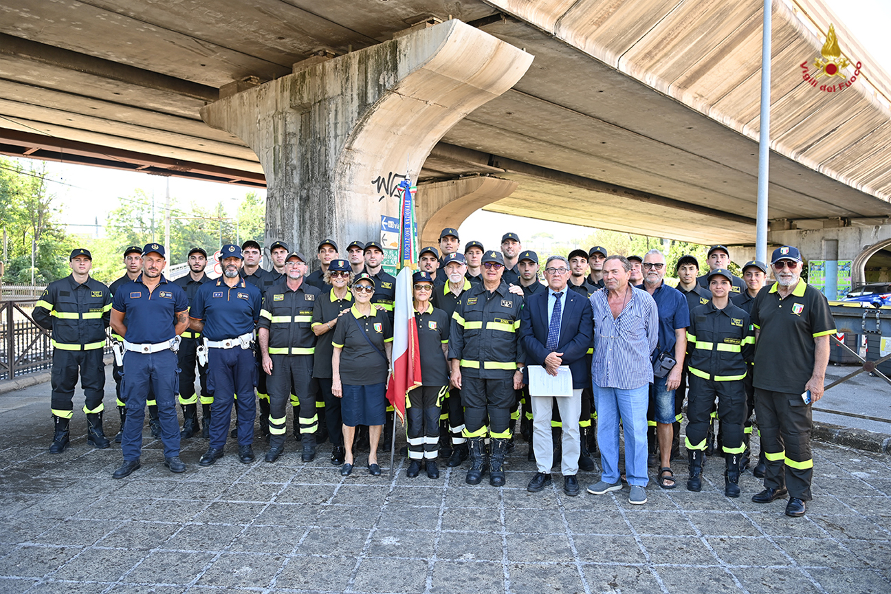 Cerimonia di commemorazione di Giampaolo Borghi alla stazione di Labaro, Roma