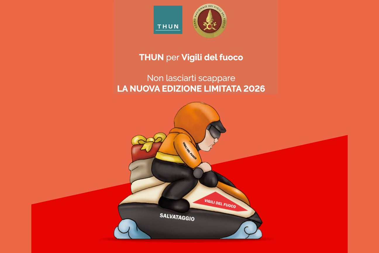 Manifesto campagna Thun 2026 per i Vigili del fuoco