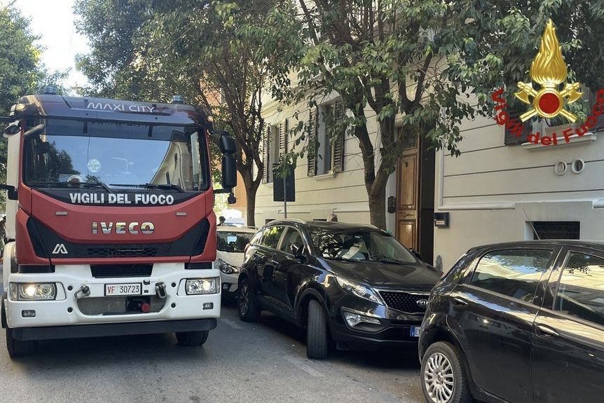 Incendio appartamento