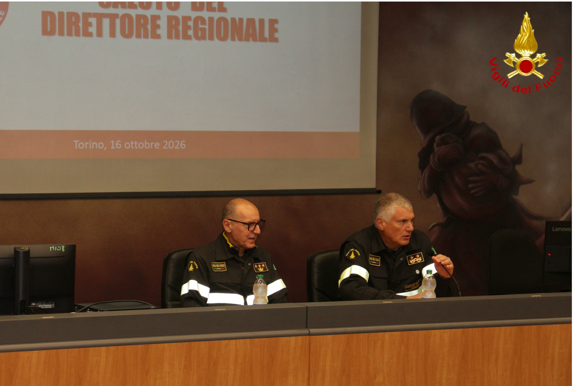 Visita e saluto di commiato del Direttore Regionale Vigili del Fuoco del Piemonte. 16 ottobre 2026