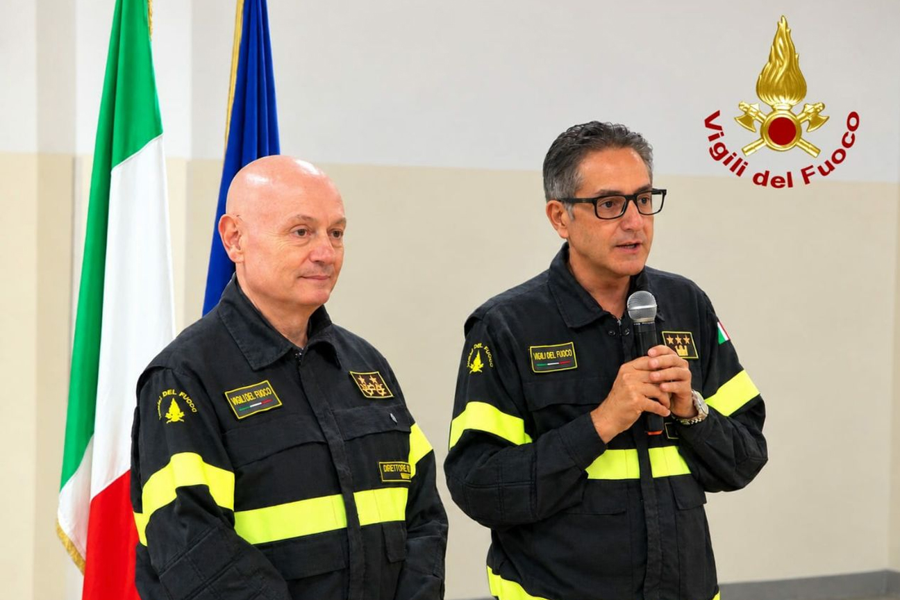 Il Direttore Marco Frezza e il Comandante Salvatore Concolino