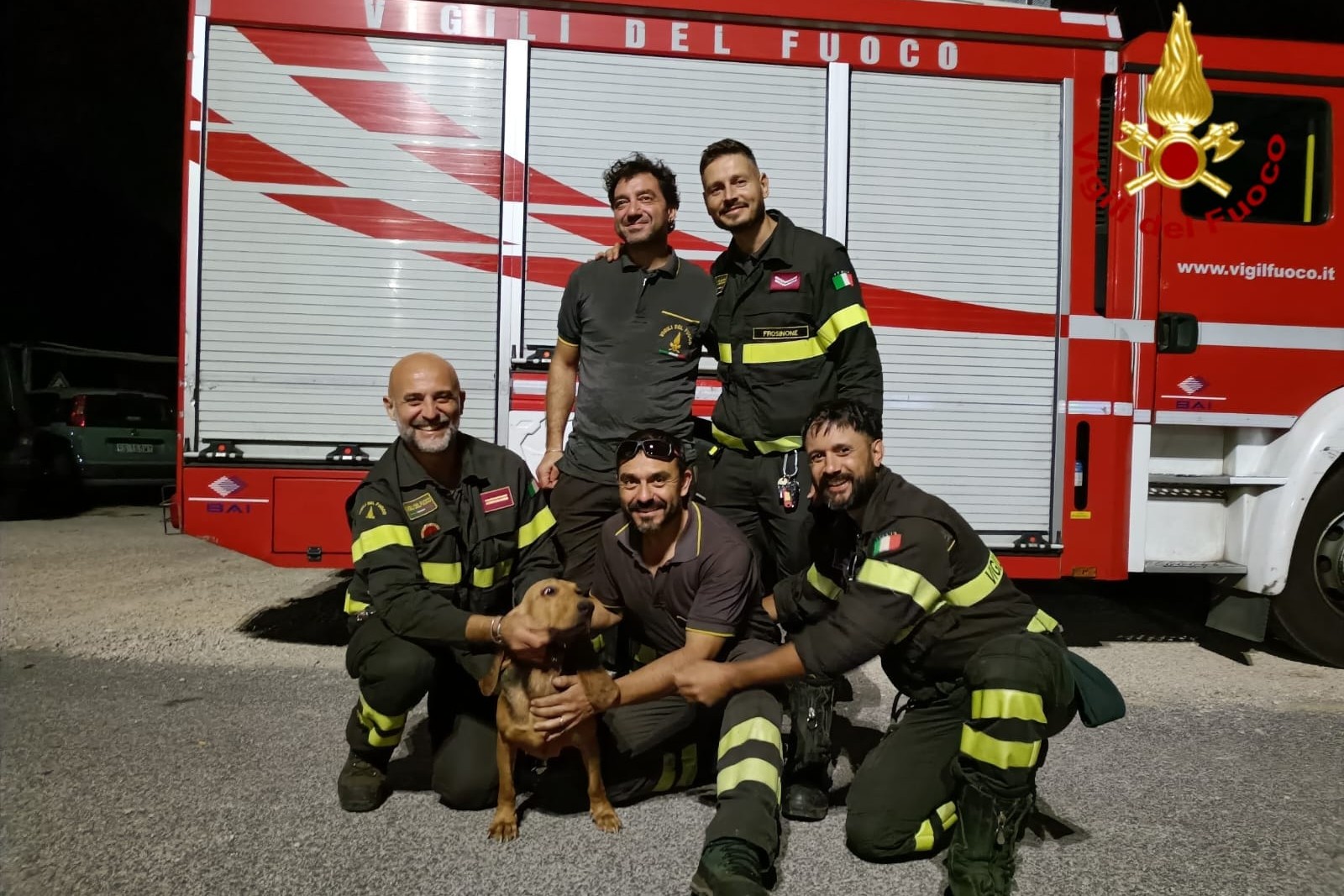 Atina salvataggio cane 1