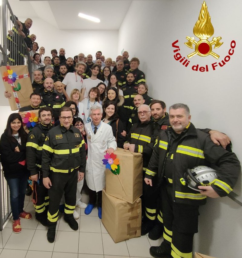 l'incontro con lo staff medico dell'ospedale