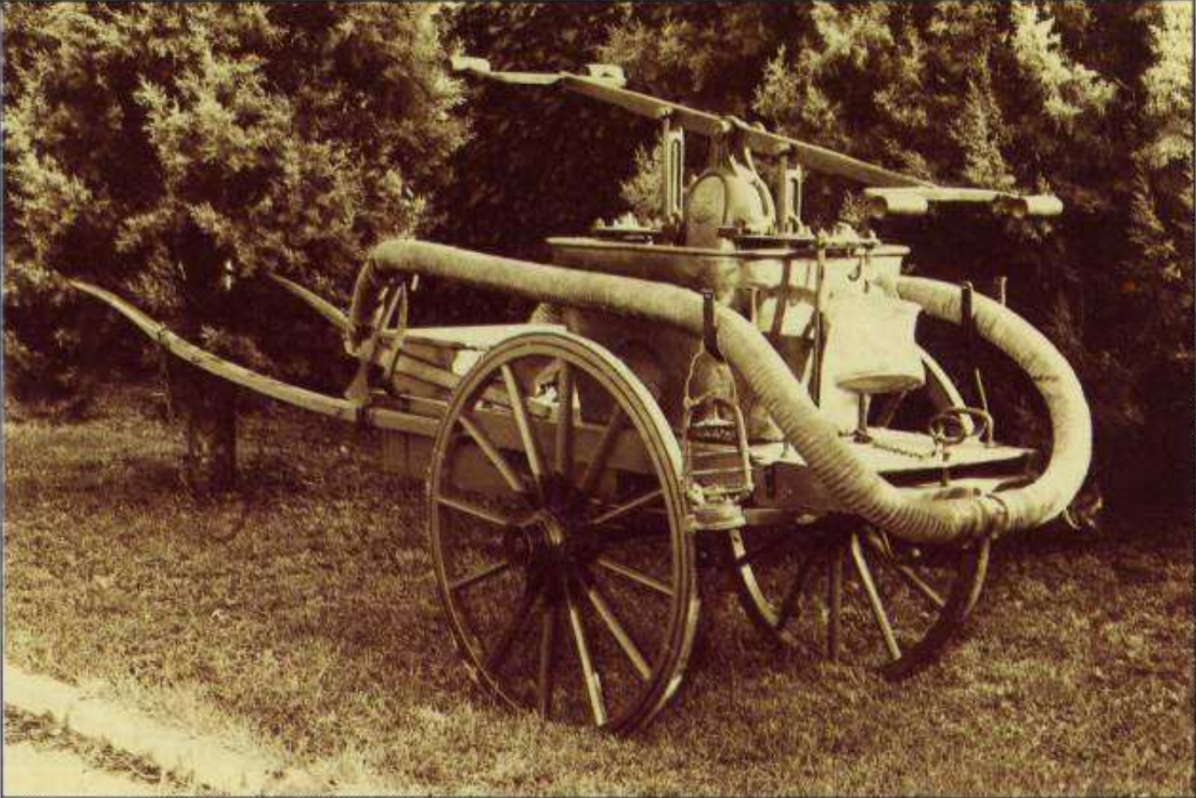Pompa idraulica a mano montata su carro trainato da cavallo - 1830 – 1930 