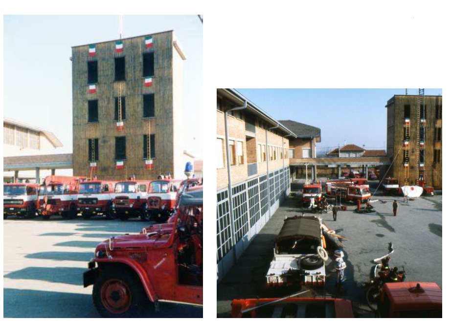 Parco mezzi del Comando Provinciale di Asti - anni '80 - '90