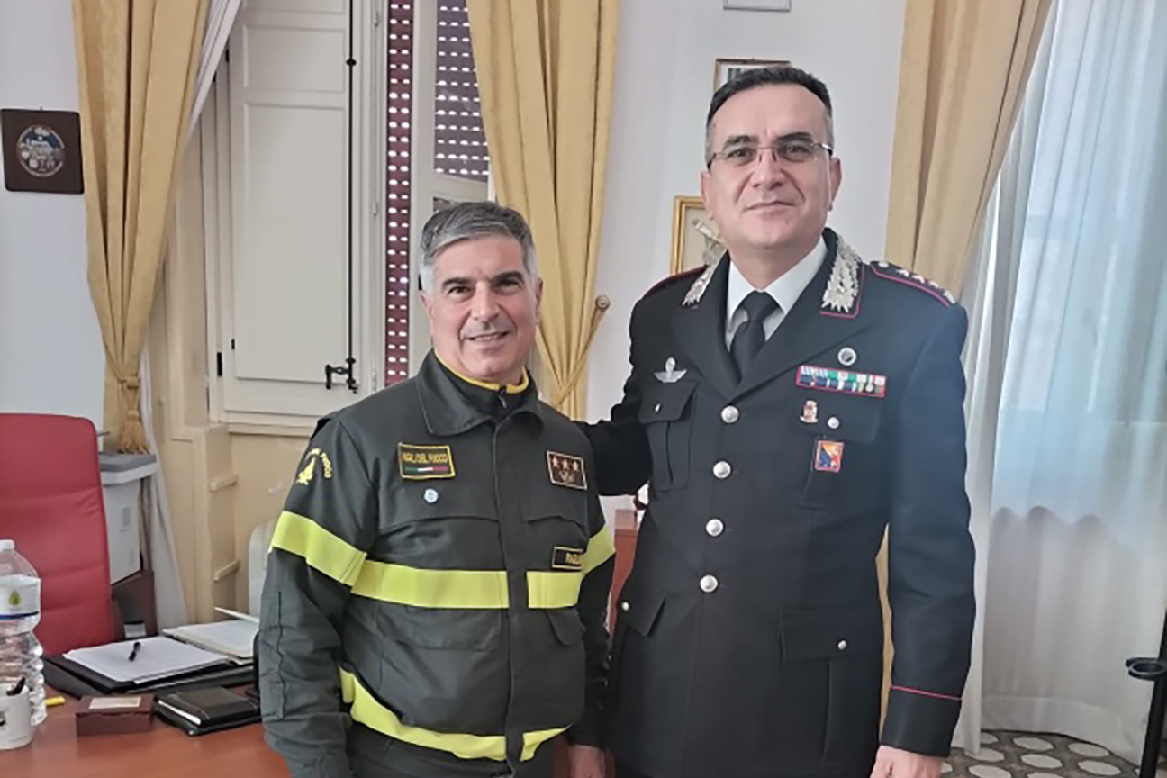 Colloquio con il Comandante Provinciale dei Carabinieri, Col. Carmine Rosciano