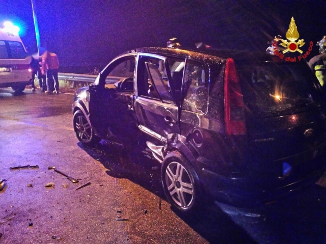 Un'immagine dell'incidente