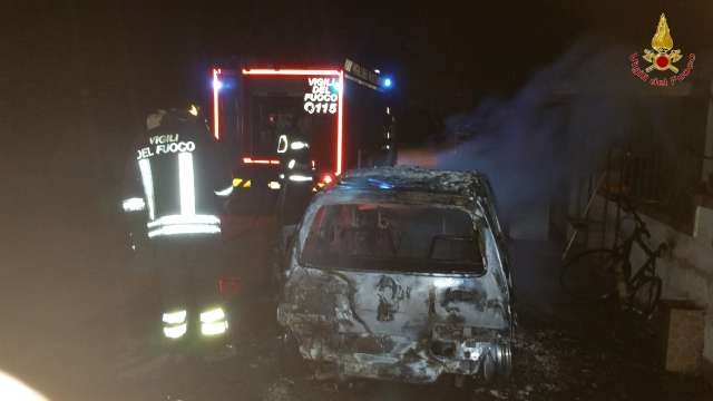 Una fase dell'intervento