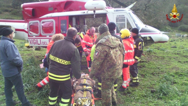 Una fase dei soccorsi