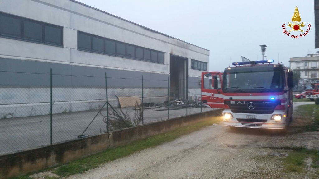 Una fase dell'intervento