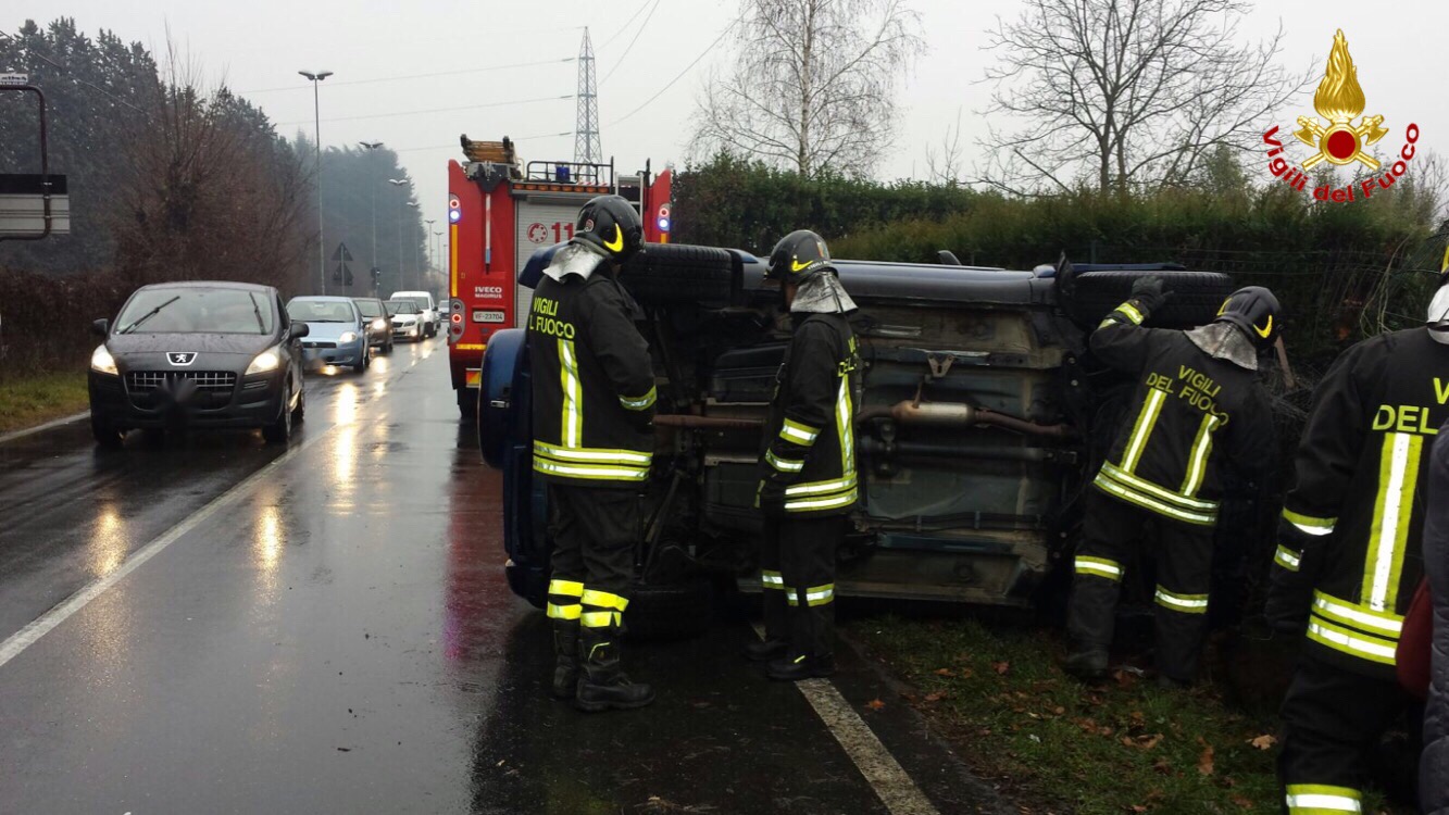 Un'immagine dell'incidente