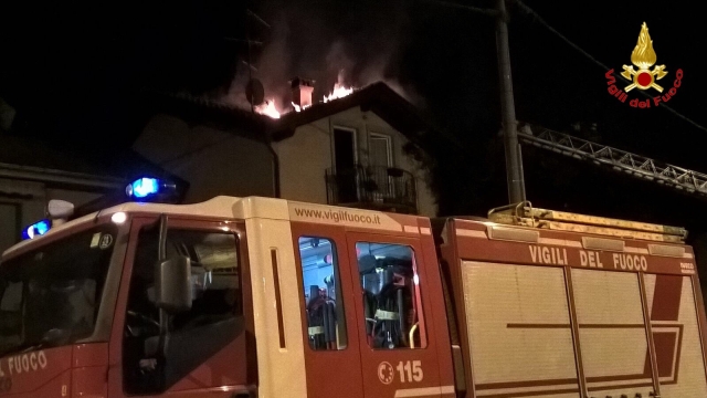 Una fase dell'intervento