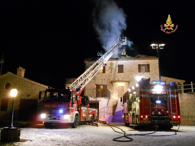 Una fase dell'intervento