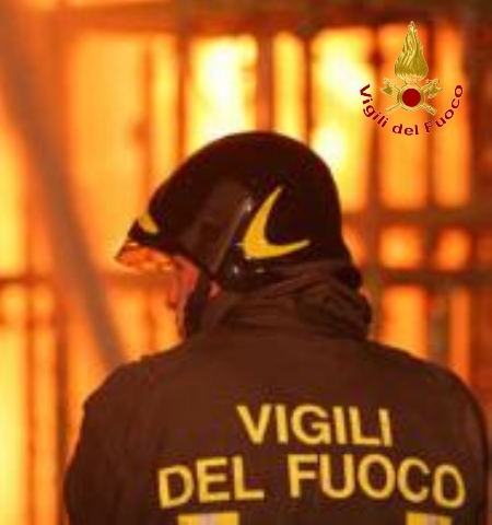 Una fase dell'intervento