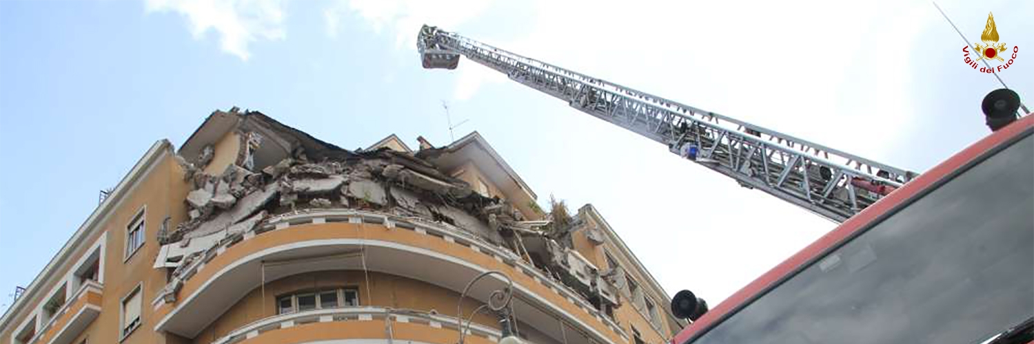 Crollo stabile Lungotevere Flaminio