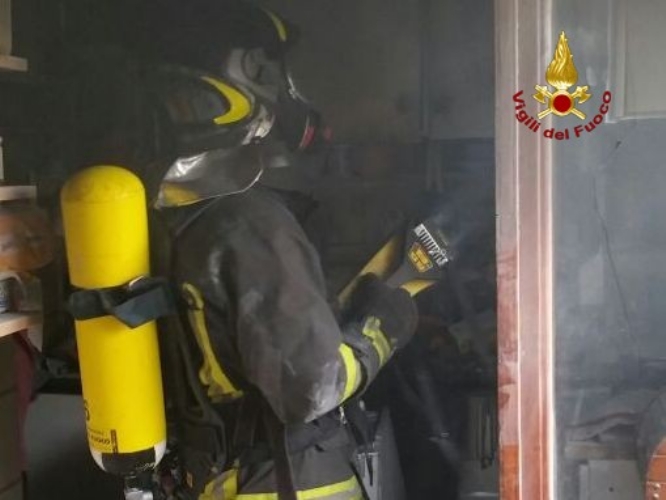 Un'immagine dell'intervento.