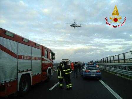 Una fase dell'intervento