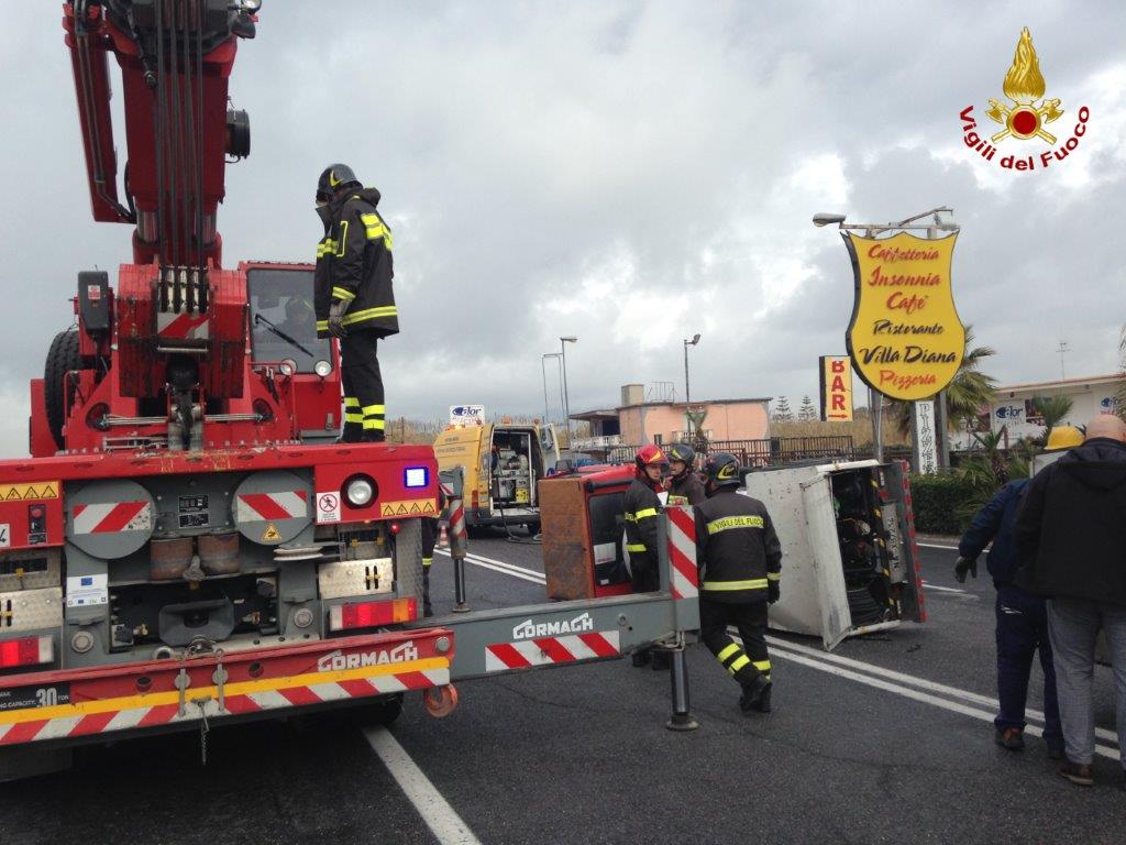 Una fase dei soccorsi