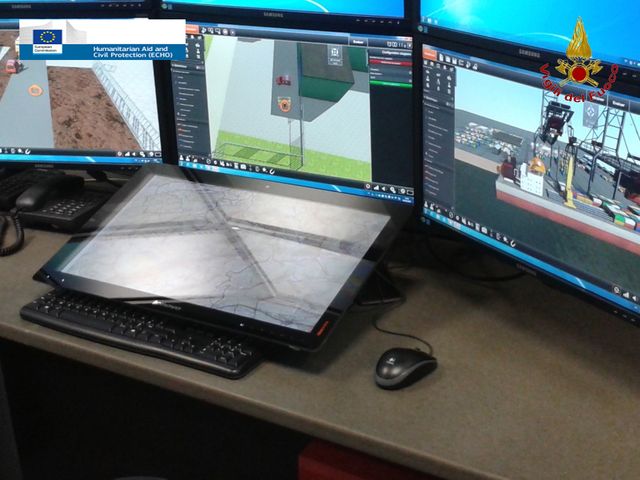 I Vigili del Fuoco al Centre Francis Arrighi a Valabre per il progetto IGNIS