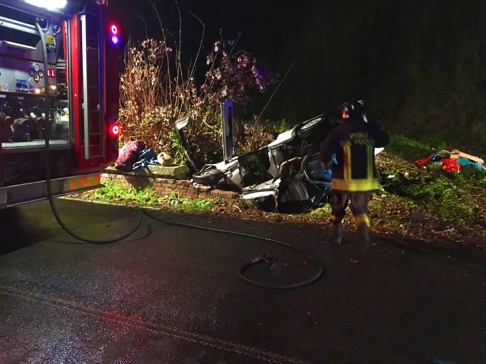 Un'immagine dell'incidente