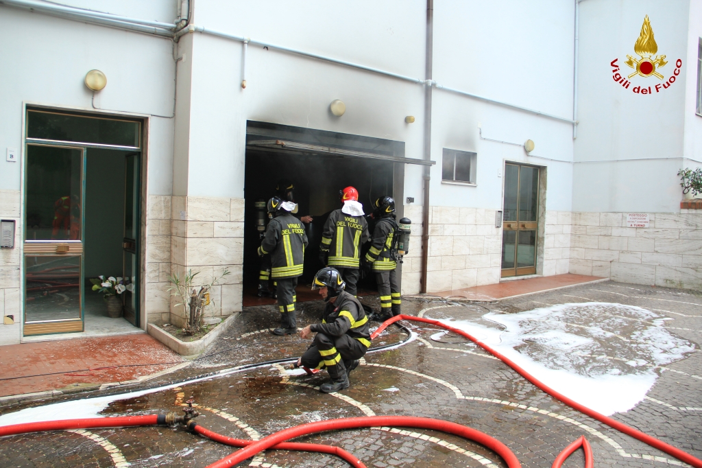 Un momento dell'intervento