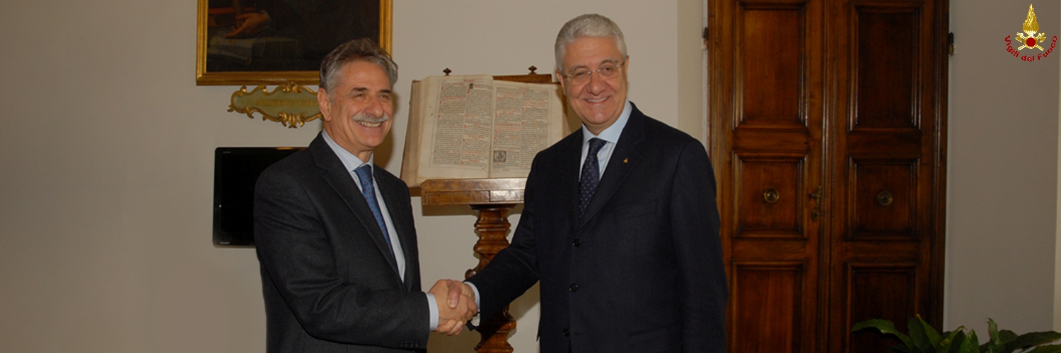 Siglato accordo tra l'Ateneo di Pisa e il Corpo Nazionale dei Vigili del Fuoco