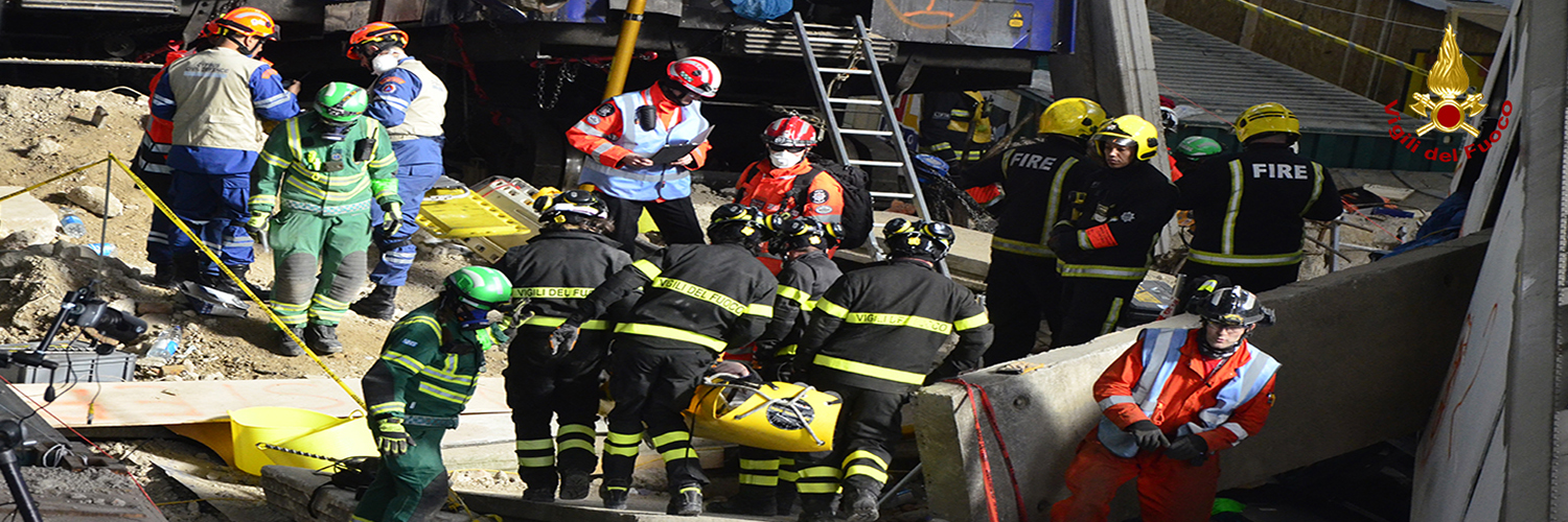 Vigili del Fuoco italiani a Londra per l'esercitazione internazionale "Eur 2016": simulato un crollo in una stazione della metropolitana