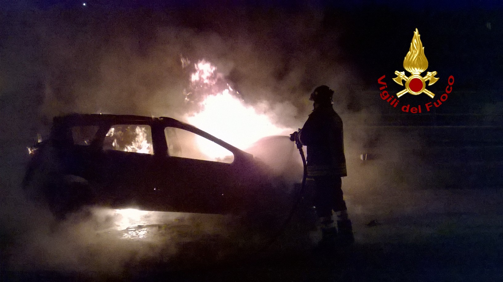 Una fase dell'intervento.