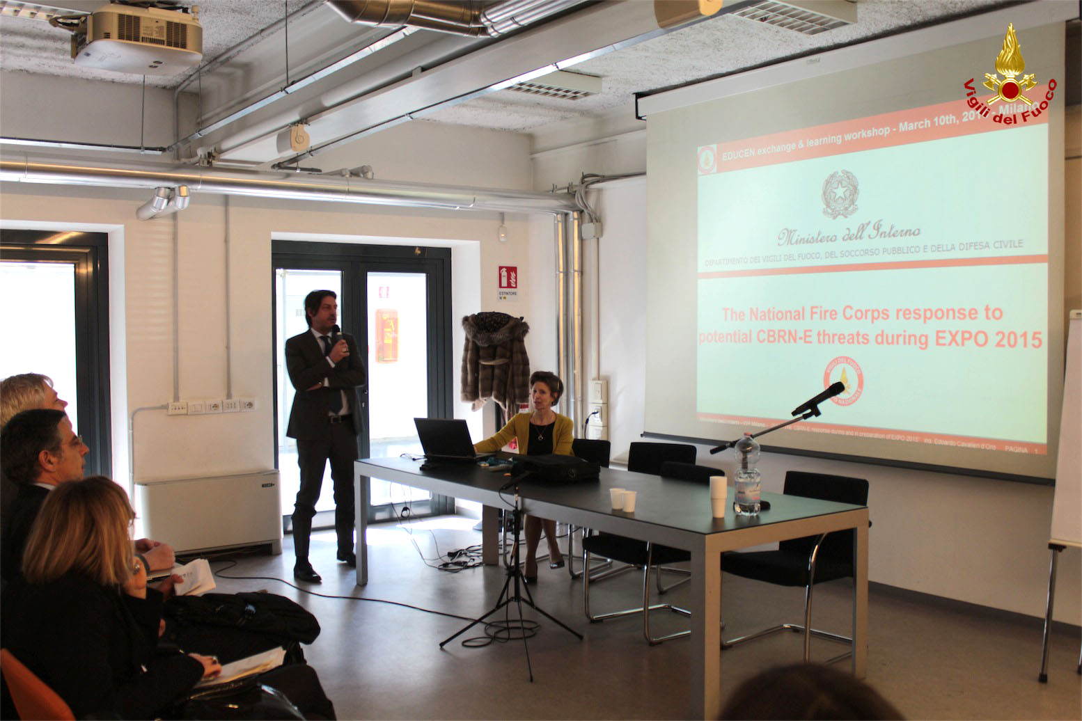 Milano, i Vigili del Fuoco partner del progetto EDUCEN