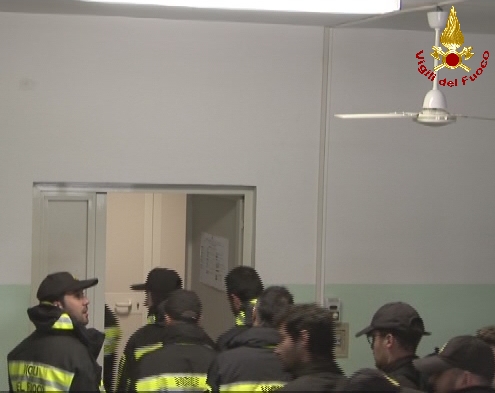 Roma, prova di esodo alle Scuole Centrali Antincendi