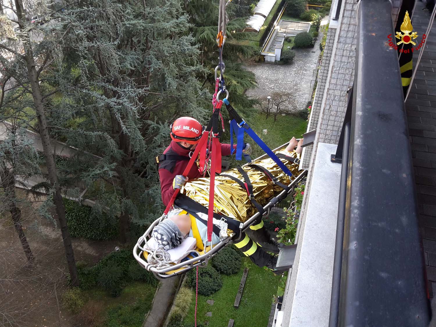 Un'immagine dell'intervento