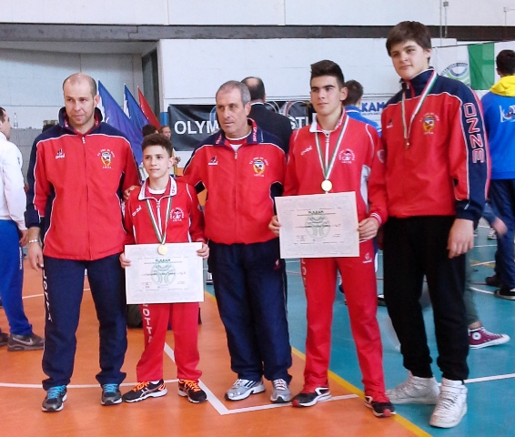 Atleti del G.S. VV.F. "G. Merolillo" di Reggio Calabria