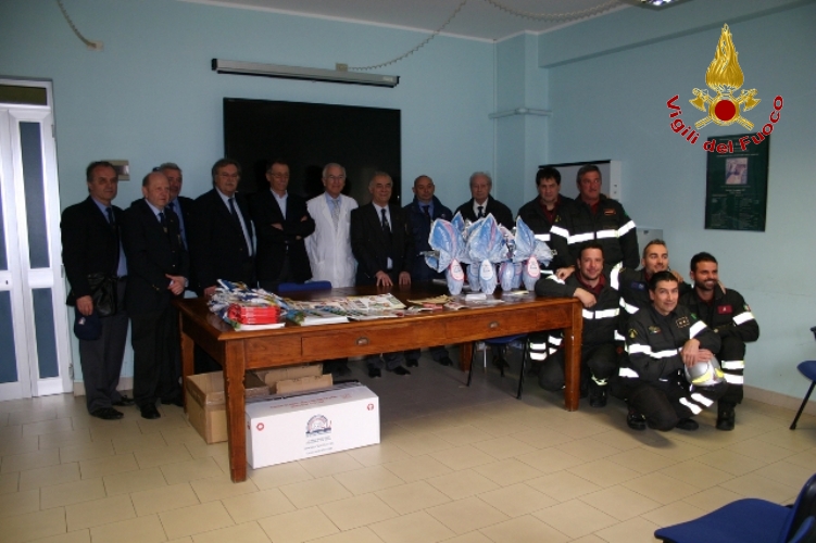 Novara, visita ai bambini in ospedale